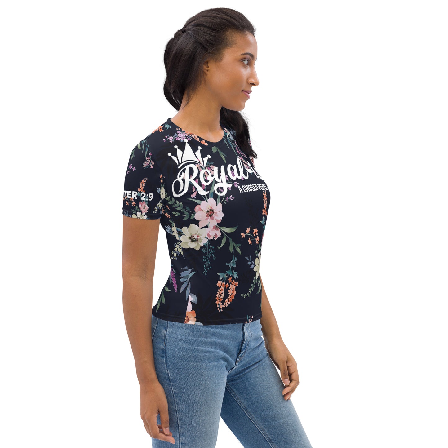 Royal-tz Women's Florial Print T-shirt