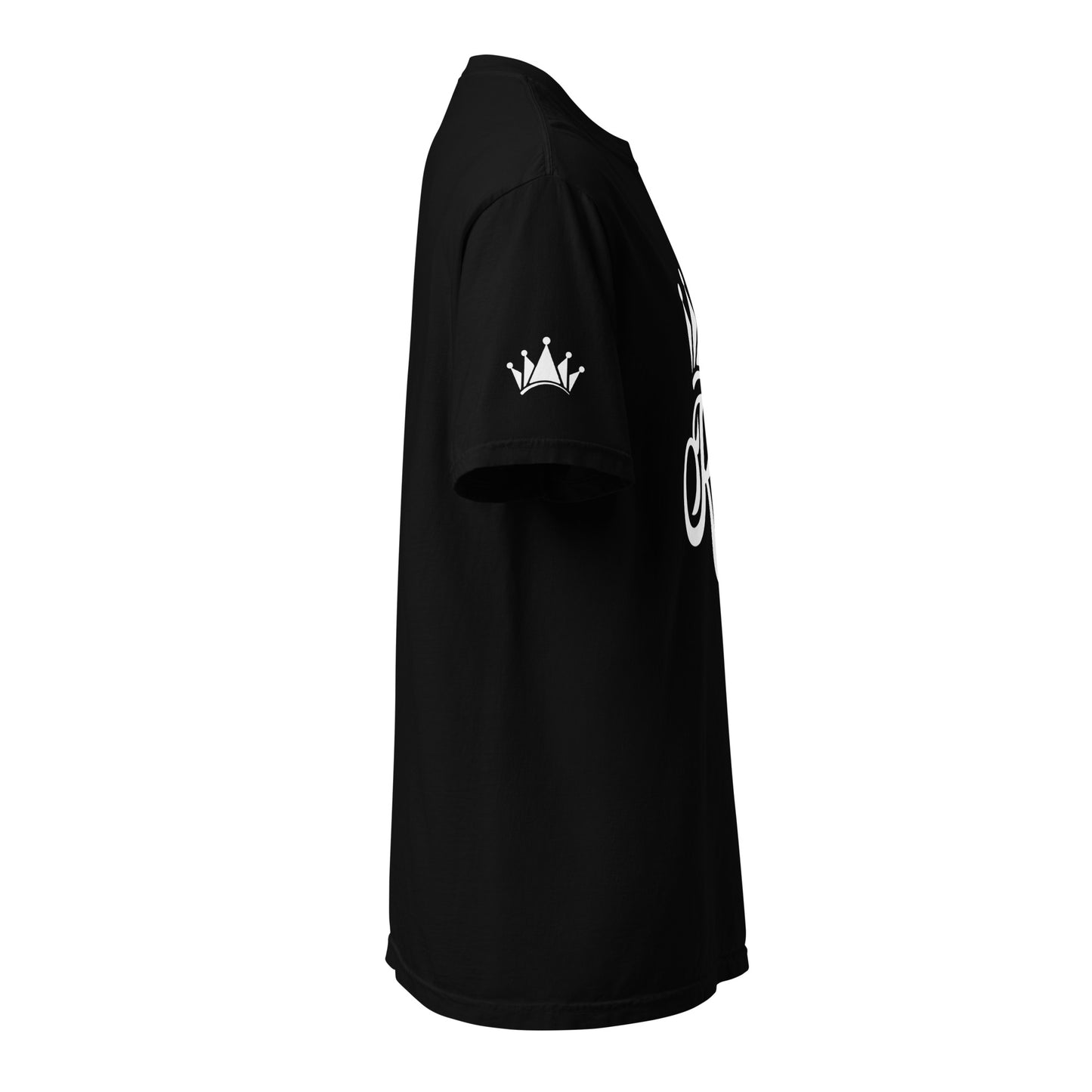 Royal-tz Men's "R" design heavyweight t-shirt Black