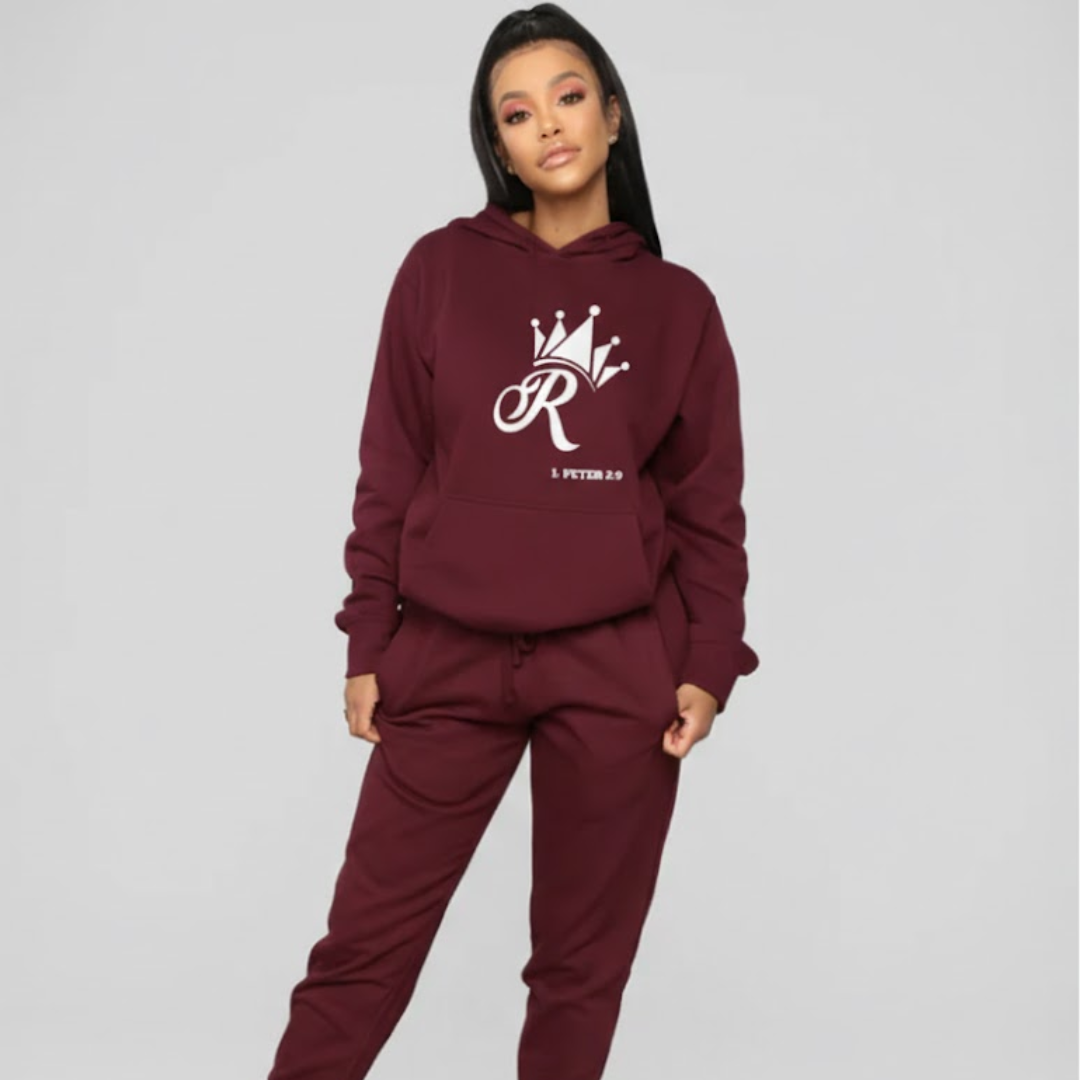 Royal-tz Burgundy  Hoodie