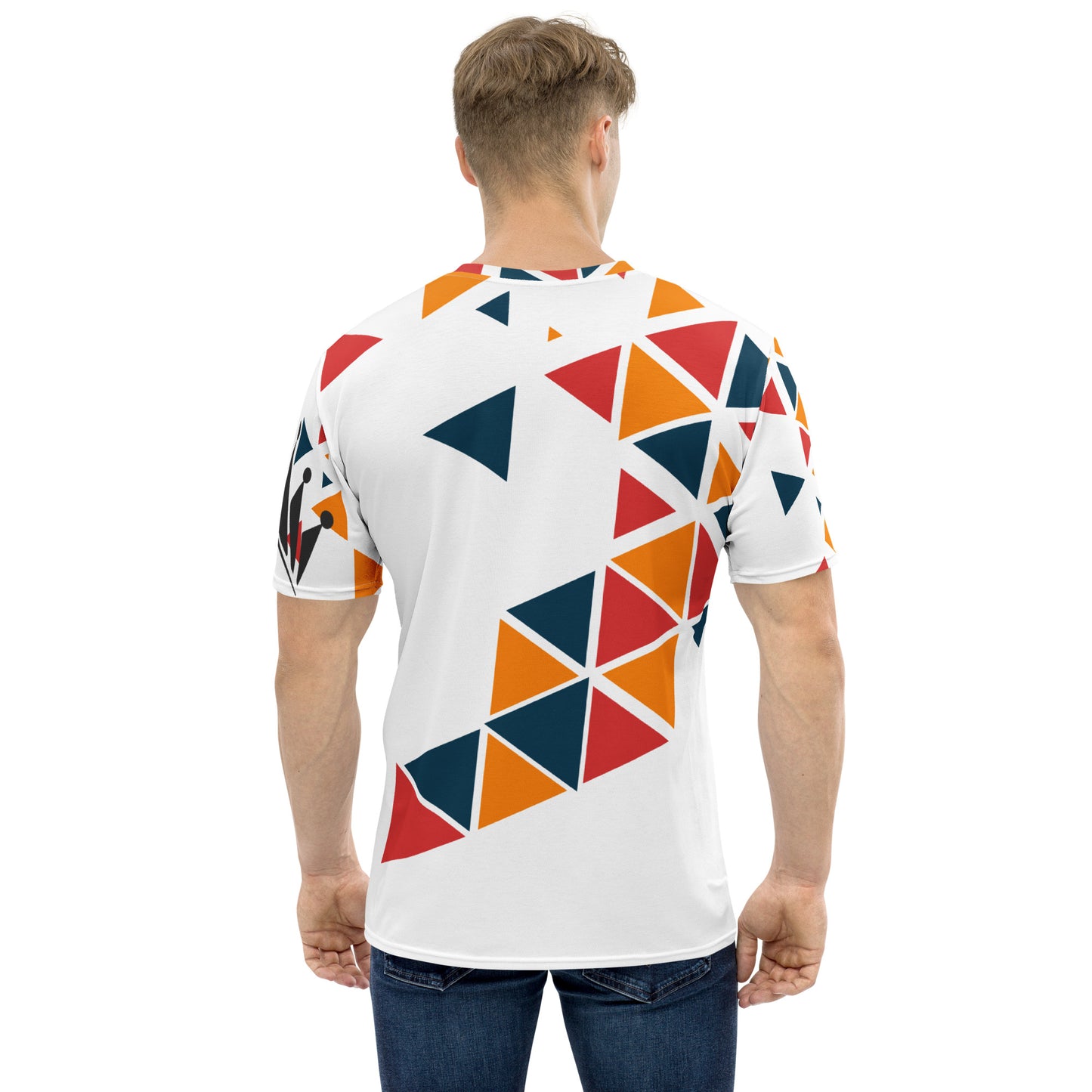 Royal-tz Men's Trangle Print t-shirt