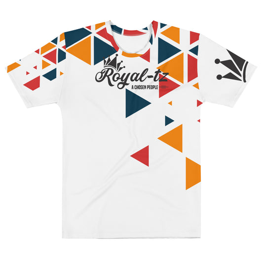 Royal-tz Men's Trangle Print t-shirt