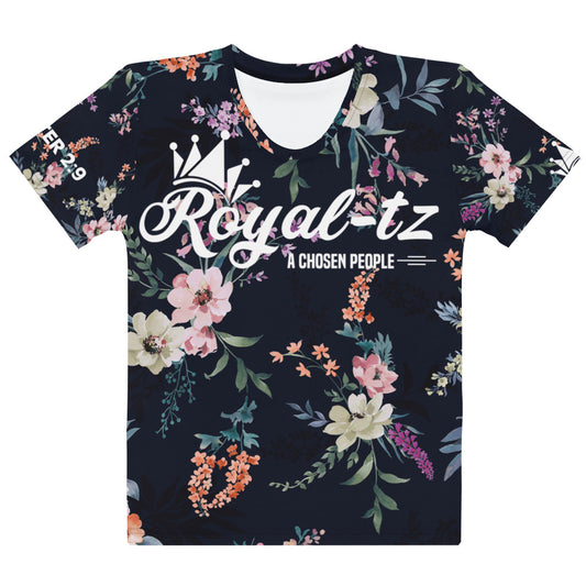 Royal-tz Women's Florial Print T-shirt