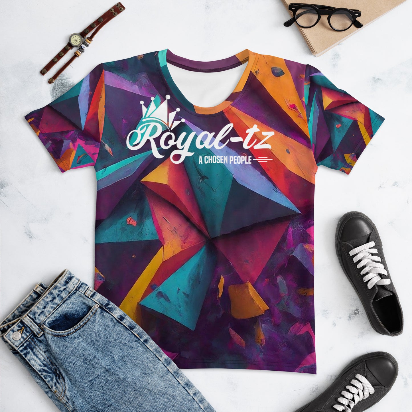 Royal-tz Women's Prism Design T-shirt