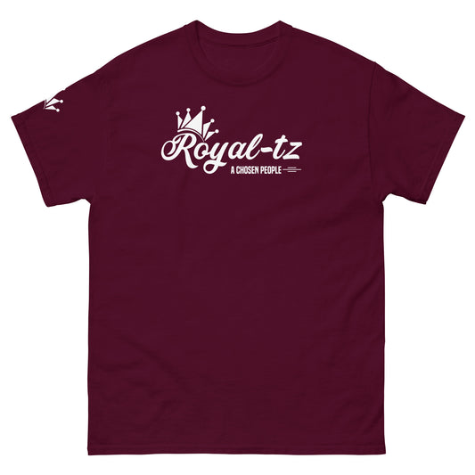 Royal-tz Men's Burgundy classic tee