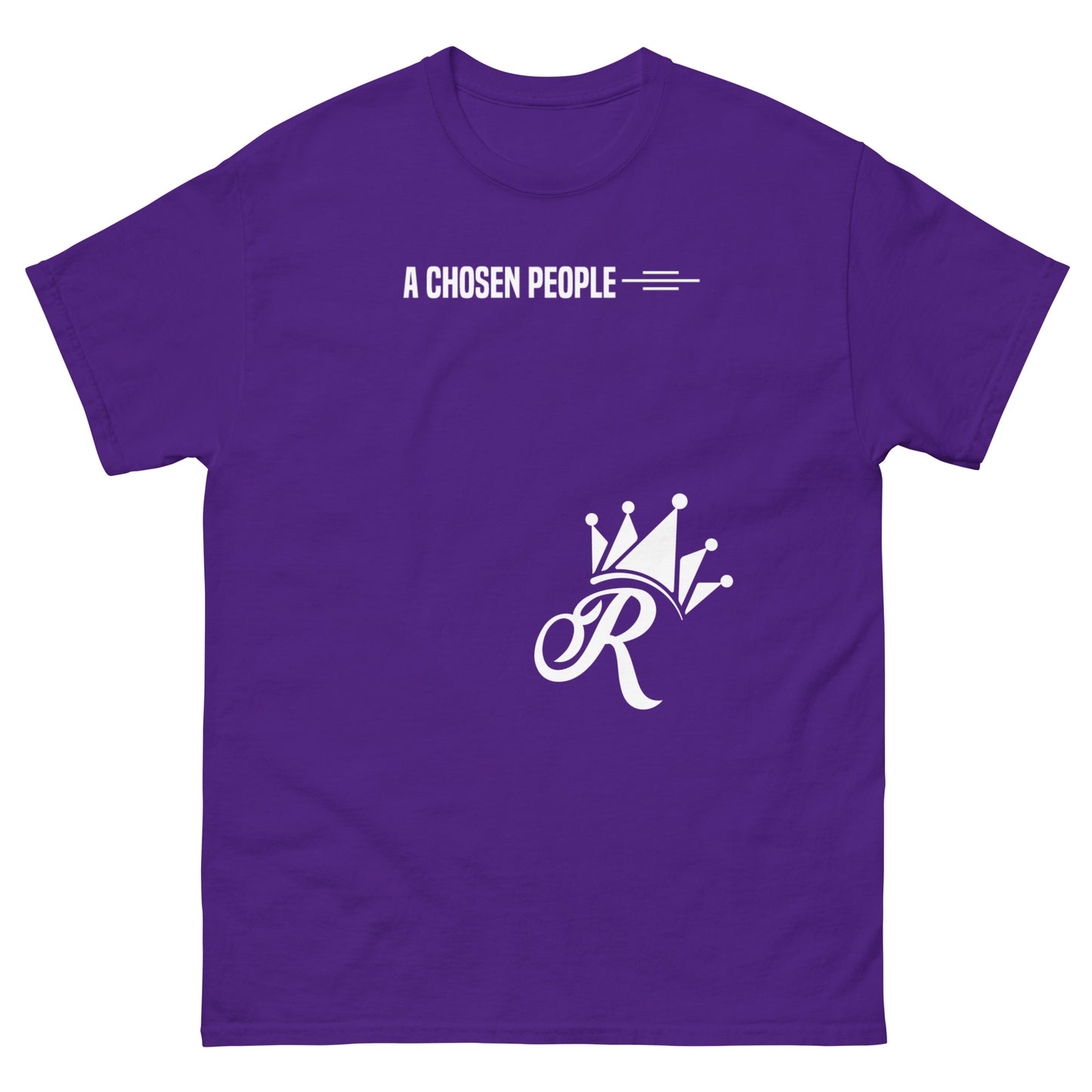 Royal-ts Men's classic purple tee