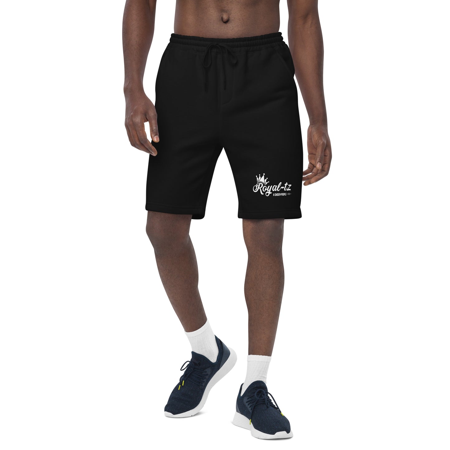 Royal-tz Men's fleece shorts- Black