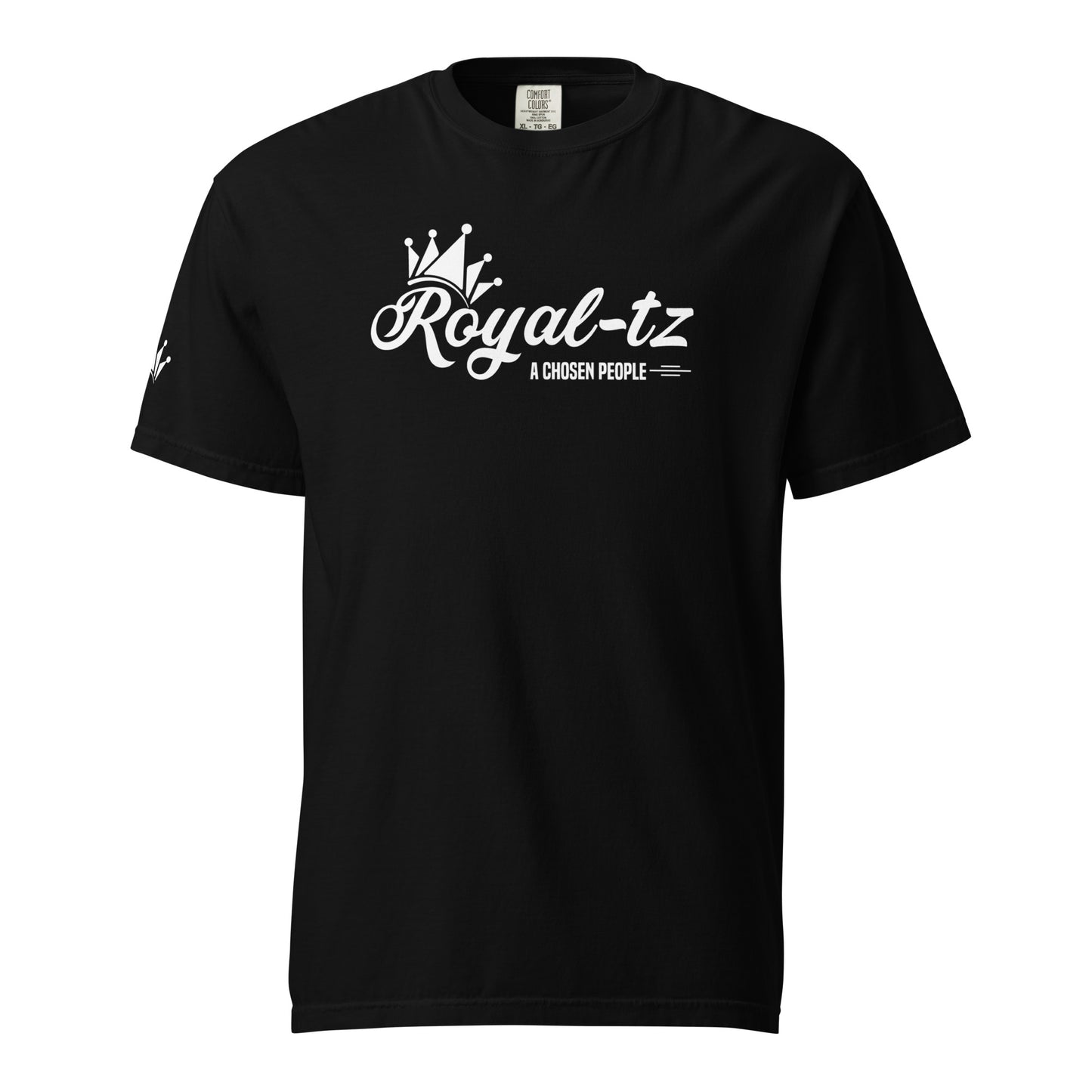 Royal-tz black heavyweight t-shirt