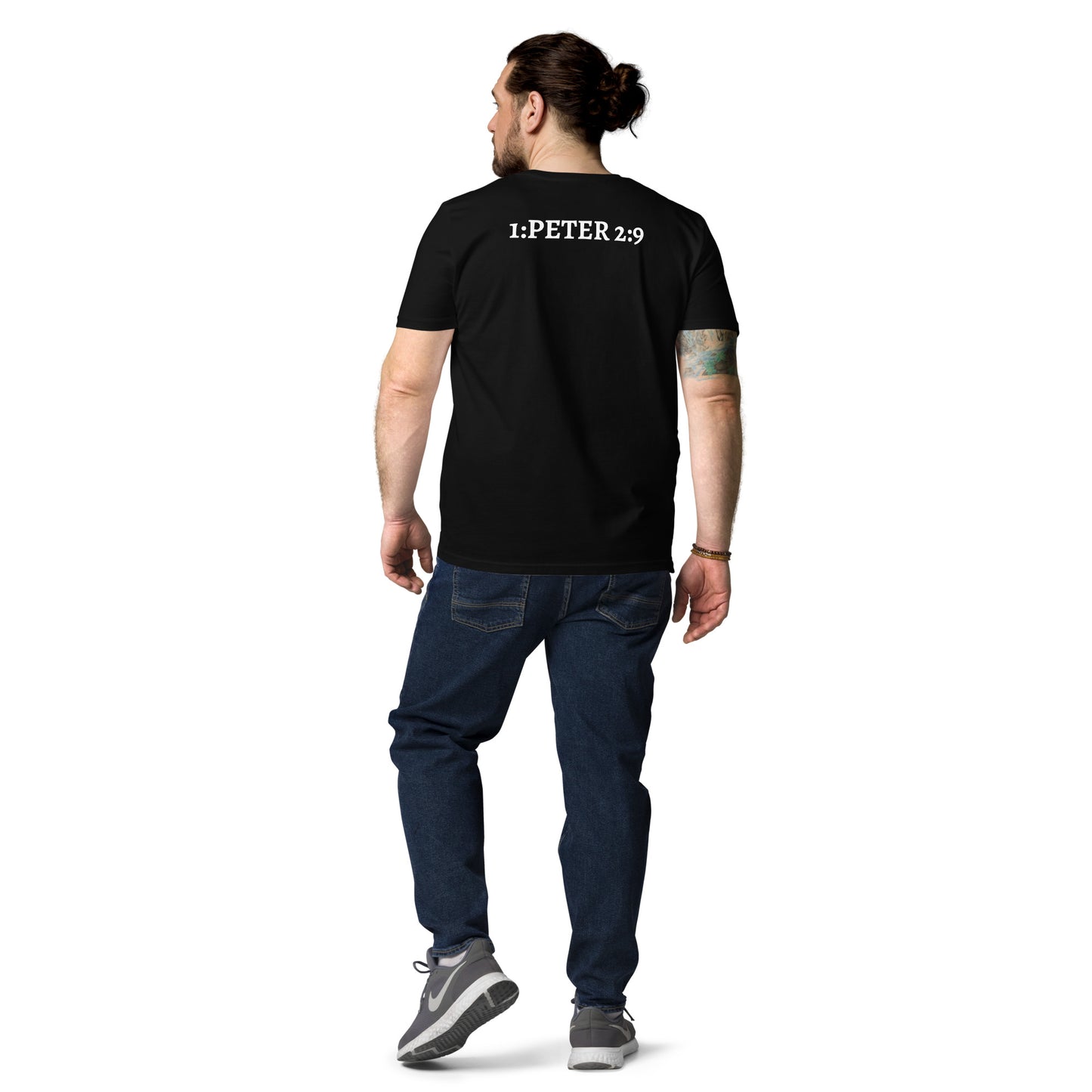 Royal-tz Men organic cotton Black t-shirt