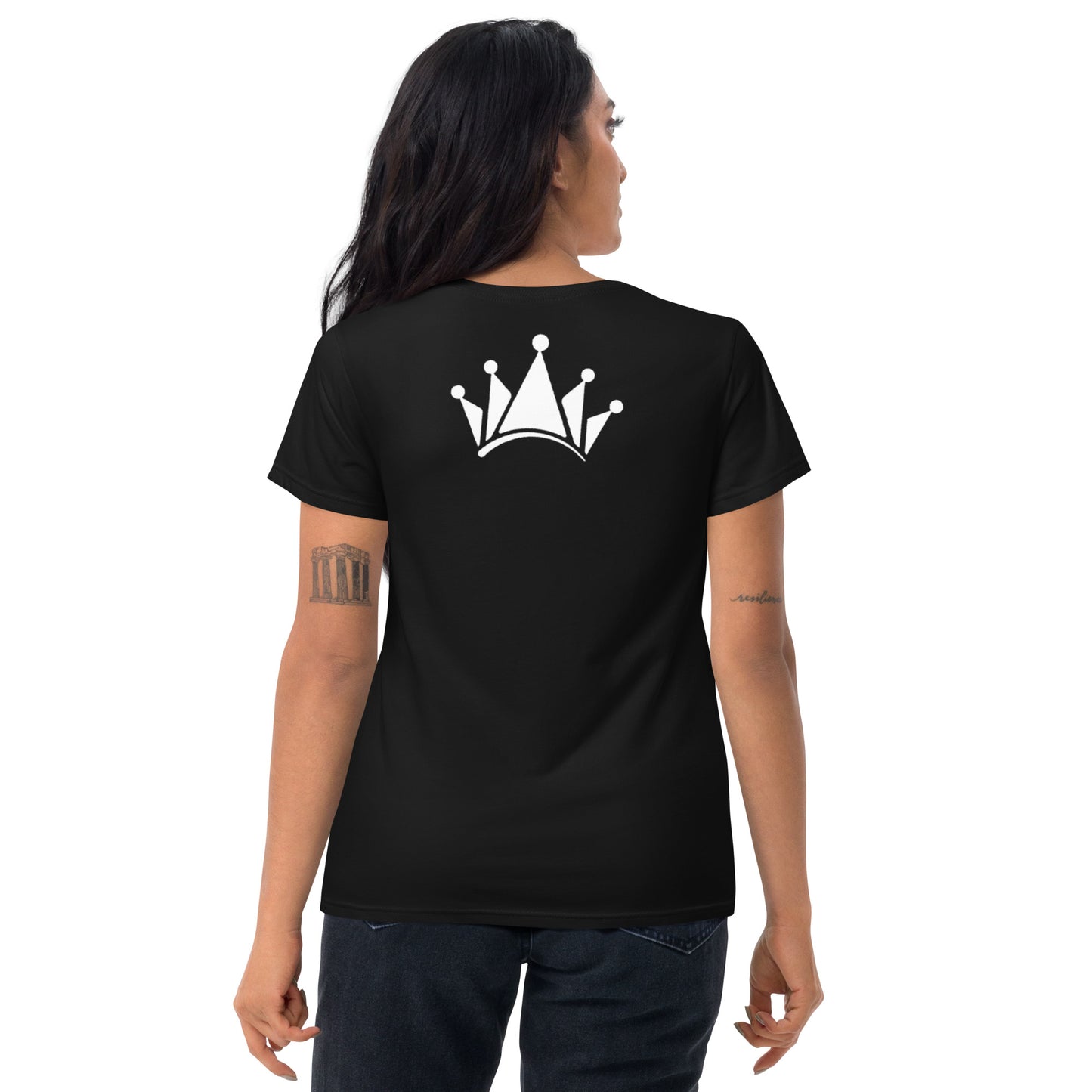 Royal-tz Women's Black short sleeve t-shirt