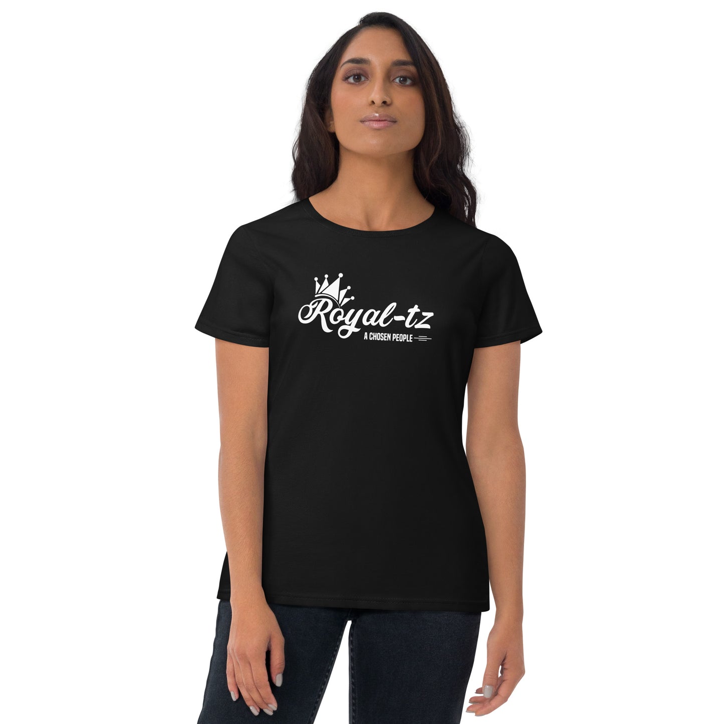 Royal-tz Women's Black short sleeve t-shirt